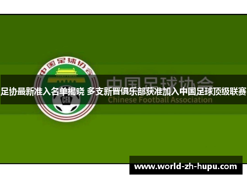 足协最新准入名单揭晓 多支新晋俱乐部获准加入中国足球顶级联赛